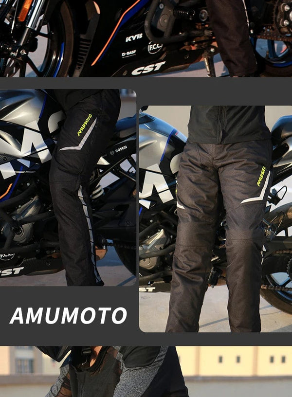 Planet Gates AMU Motorcycle Quick Take Off Waterproof Windproof Thermal Protective Pants Gor Men And Women
