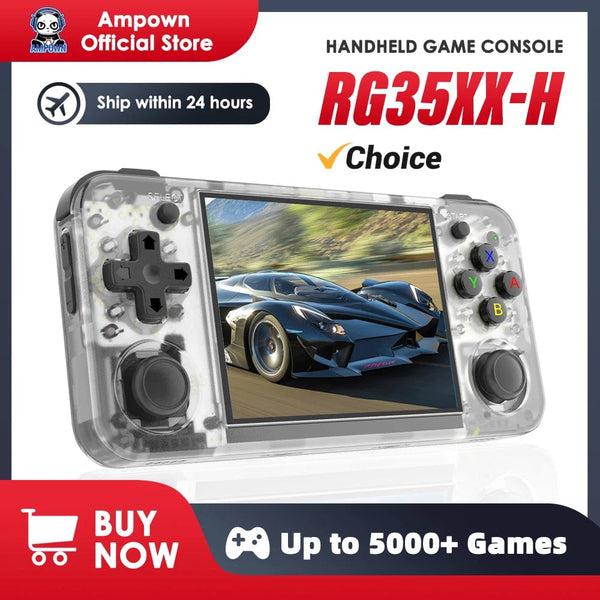 Planet Gates ANBERNIC RG35XX H Handheld Game Console 3.5''IPS Screen HDMI Output Linux System RG35XXH Retro Video Simulator Console Kids Gift