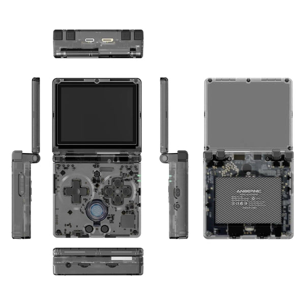 Planet Gates ANBERNIC RG35XXSP Flip Game Console 3.5'' IPS Screen Mini HDMI Output WiFi Bluetooth 4.2 E-book Linux Video Console Player Gifts