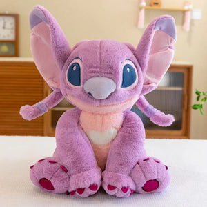 Planet Gates Angel / 30cm 2023 New Disney Stitch Angel Plush Toy Kawaii Lilo & Stitch Cartoon Stuffed Doll Stress Relief Pillow Comfort Toy Kids Xmas Gift