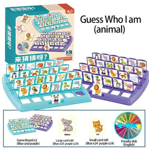 Planet Gates animal Family Guessing Games Guess Who Am I Classic Board Game Toys Memory Training Parent Child Leisure Time Party Indoor Games
