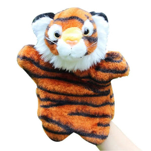 Planet Gates Animal Hand Puppet Cat Dolls Plush Hand Doll Early Education Learning Toys Children Marionetes Puppets for telling story
