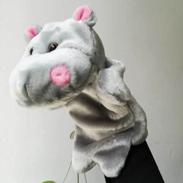 Planet Gates Animal Hand Puppet Cat Dolls Plush Hand Doll Early Education Learning Toys Children Marionetes Puppets for telling story