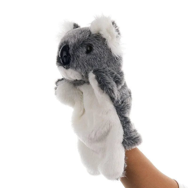Planet Gates Animal Hand Puppet Cat Dolls Plush Hand Doll Early Education Learning Toys Children Marionetes Puppets for telling story
