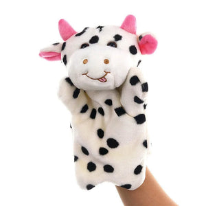 Planet Gates Animal Hand Puppet Cat Dolls Plush Hand Doll Early Education Learning Toys Children Marionetes Puppets for telling story