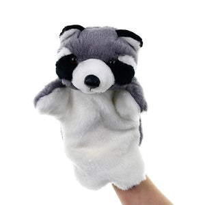 Planet Gates Animal Hand Puppet Cat Dolls Plush Hand Doll Early Education Learning Toys Children Marionetes Puppets for telling story