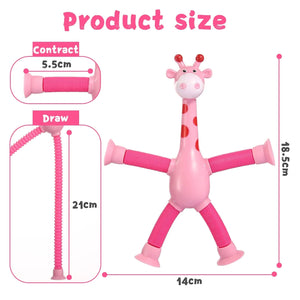 Planet Gates Animal Sucker Toys DIY Silicone Block Model Sucker Assembled Construction Educational Funny Toys Boys Girls Stress Release Toys