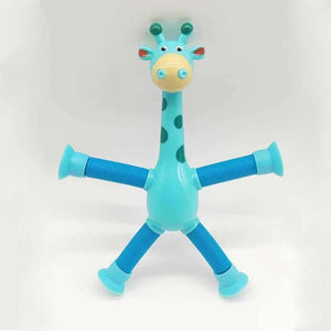 Planet Gates Animal Sucker Toys DIY Silicone Block Model Sucker Assembled Construction Educational Funny Toys Boys Girls Stress Release Toys