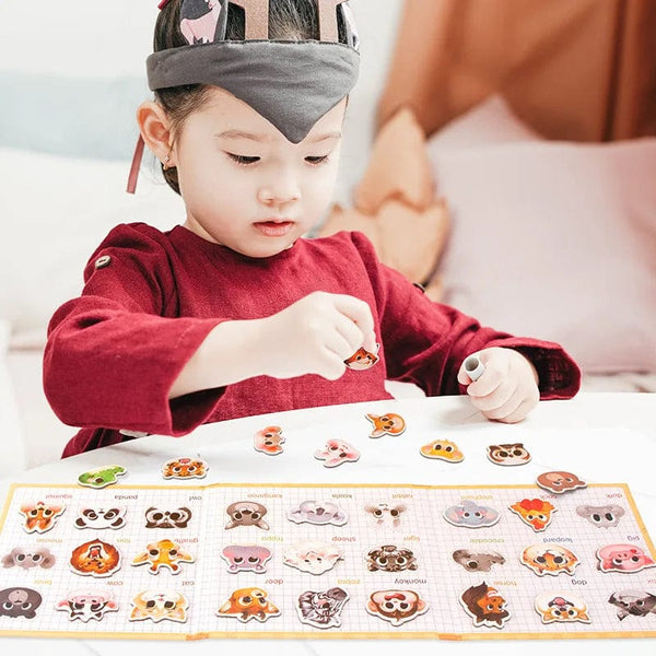 Planet Gates Animals Jigsaw Puzzle Magnets Books Montessori Toys For Children Learning Educational Baby Toy Magnetic Book Puzzles Game