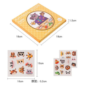 Planet Gates Animals Jigsaw Puzzle Magnets Books Montessori Toys For Children Learning Educational Baby Toy Magnetic Book Puzzles Game