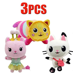 Planet Gates Animals Plush Gabby Dollhouse Lovely Plush Gaby Toy Plush House Cat Doll Cartoon Stuffed Animals Mermaid Cat Plushie Dolls Kids