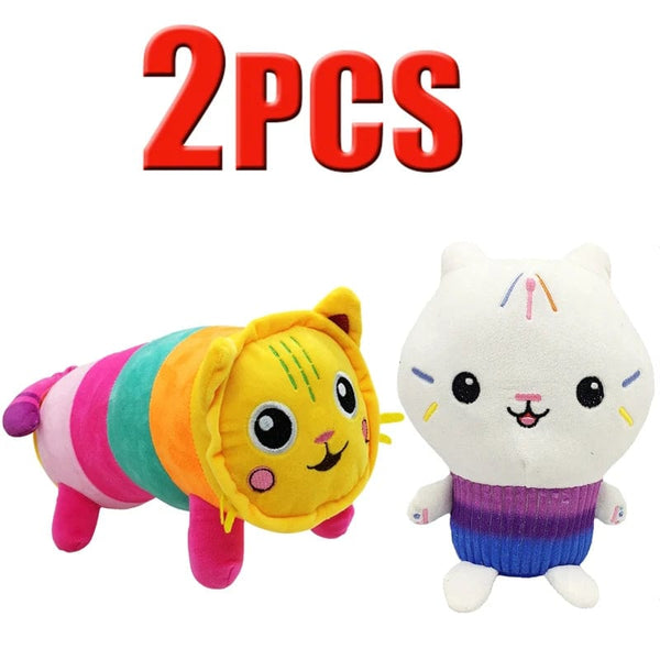 Planet Gates Animals Plush Gabby Dollhouse Lovely Plush Gaby Toy Plush House Cat Doll Cartoon Stuffed Animals Mermaid Cat Plushie Dolls Kids