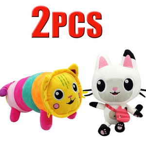 Planet Gates Animals Plush Gabby Dollhouse Lovely Plush Gaby Toy Plush House Cat Doll Cartoon Stuffed Animals Mermaid Cat Plushie Dolls Kids