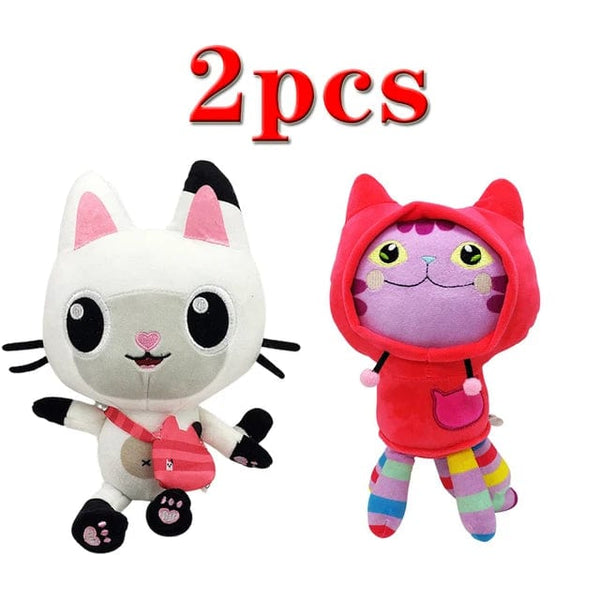 Planet Gates Animals Plush Gabby Dollhouse Lovely Plush Gaby Toy Plush House Cat Doll Cartoon Stuffed Animals Mermaid Cat Plushie Dolls Kids