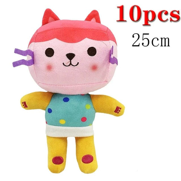 Planet Gates Animals Plush Gabby Dollhouse Lovely Plush Gaby Toy Plush House Cat Doll Cartoon Stuffed Animals Mermaid Cat Plushie Dolls Kids