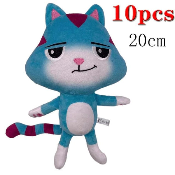 Planet Gates Animals Plush Gabby Dollhouse Lovely Plush Gaby Toy Plush House Cat Doll Cartoon Stuffed Animals Mermaid Cat Plushie Dolls Kids
