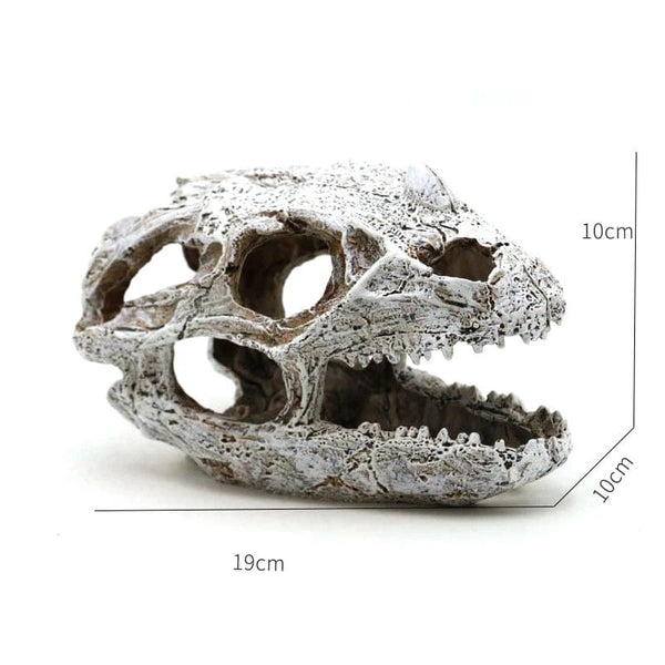 Planet Gates Animals Skull Fish Tank Fossil Dinosaur Ornaments Aquarium Rhinoceros Bone Decoration Fishbowl Crocodile Jellyfish Carp Turtle