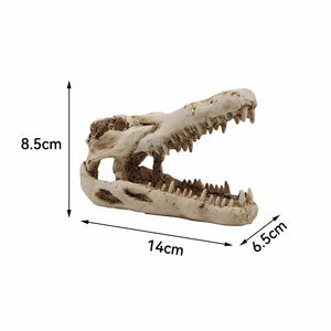 Planet Gates Animals Skull Fish Tank Fossil Dinosaur Ornaments Aquarium Rhinoceros Bone Decoration Fishbowl Crocodile Jellyfish Carp Turtle