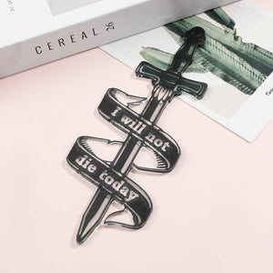 Planet Gates Anime Black Dragon Bookmarks Collect Gift for Book Lovers Acrylic Book Mark Stationery Accessories for Men Women Friends Teacher