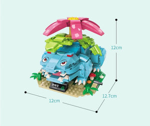 Planet Gates Anime Cartoon Pokemon Pikachu Bulbasaur Building Blocks Charizard Sets Movie Dolls Model Bricks Kids Toys For Kids Holiday Gifts