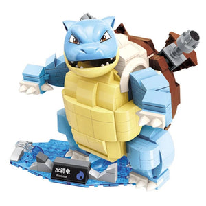 Planet Gates Anime Cartoon Pokemon Pikachu Bulbasaur Building Blocks Charizard Sets Movie Dolls Model Bricks Kids Toys For Kids Holiday Gifts