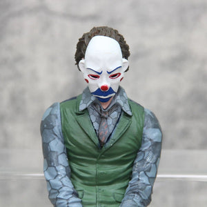 Planet Gates Anime Detective Comics Joker Sitting Mafex Action Figure Suicide Squad Joker Supervillain Model Doll Gift Car Decoration Toy