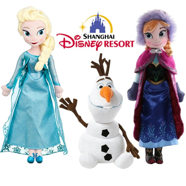 Planet Gates Anime Frozen The Plush Princess Anna Kawaii Doll Snow Queen Princess Anna Elsa Soft Stuffed Toys Gifts For Girls Birthday Kids