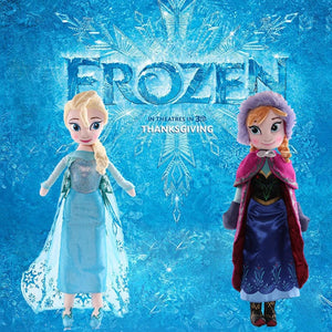 Planet Gates Anime Frozen The Plush Princess Anna Kawaii Doll Snow Queen Princess Anna Elsa Soft Stuffed Toys Gifts For Girls Birthday Kids