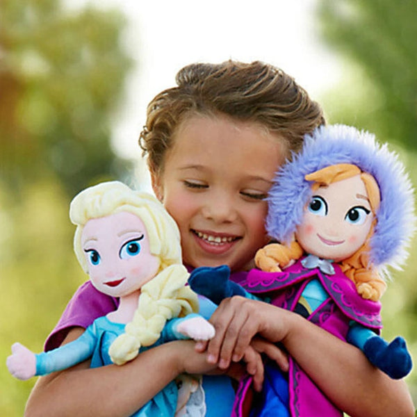 Planet Gates Anime Frozen The Plush Princess Anna Kawaii Doll Snow Queen Princess Anna Elsa Soft Stuffed Toys Gifts For Girls Birthday Kids