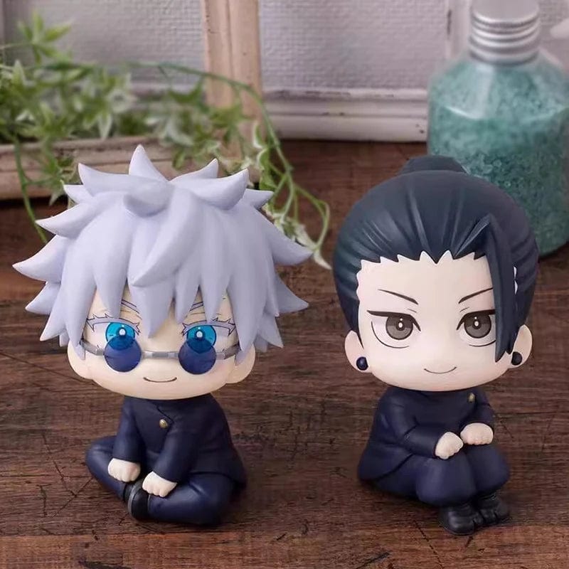 Planet Gates Anime Jujutsu Kaisen Figurine Satoru Gojo Geto Suguru Action Figures 10cm PVC Model Collection Toys Desk Ornament Gifts