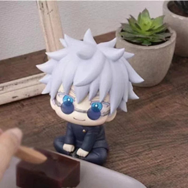 Planet Gates Anime Jujutsu Kaisen Figurine Satoru Gojo Geto Suguru Action Figures 10cm PVC Model Collection Toys Desk Ornament Gifts
