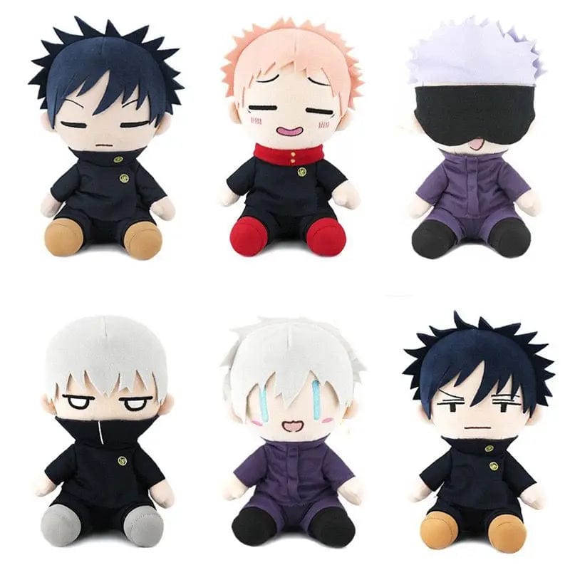 Planet Gates Anime Jujutsu Kaisen Plush Toy Yuji Itadori Gojo Satoru Fushiguro Megumi Inumaki Toge Stuffed Toys Birthday Gift (23cm)