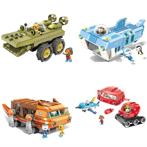 Planet Gates Anime octonauts Octopod GUP Building Blocks Action Figures Ocean creatures Toy Bricks Friend Interaction Kids Toys