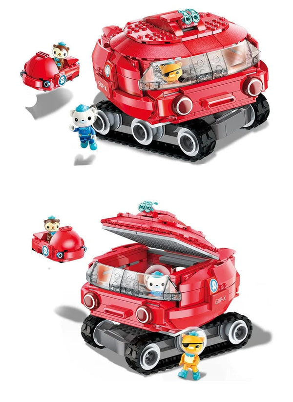 Planet Gates Anime octonauts Octopod GUP Building Blocks Action Figures Ocean creatures Toy Bricks Friend Interaction Kids Toys