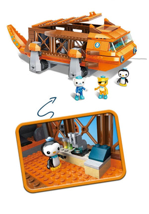 Planet Gates Anime octonauts Octopod GUP Building Blocks Action Figures Ocean creatures Toy Bricks Friend Interaction Kids Toys