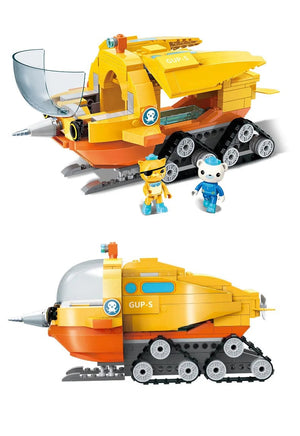 Planet Gates Anime octonauts Octopod GUP Building Blocks Action Figures Ocean creatures Toy Bricks Friend Interaction Kids Toys