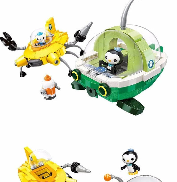 Planet Gates Anime octonauts Octopod GUP Building Blocks Action Figures Ocean creatures Toy Bricks Friend Interaction Kids Toys