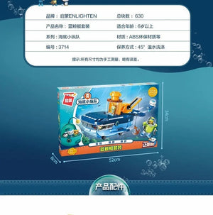 Planet Gates Anime octonauts Octopod GUP Building Blocks Action Figures Ocean creatures Toy Bricks Friend Interaction Kids Toys