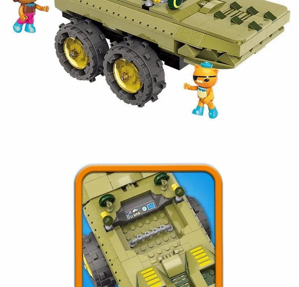 Planet Gates Anime octonauts Octopod GUP Building Blocks Action Figures Ocean creatures Toy Bricks Friend Interaction Kids Toys