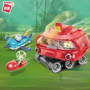 Planet Gates Anime octonauts Octopod GUP Building Blocks Action Figures Ocean creatures Toy Bricks Friend Interaction Kids Toys