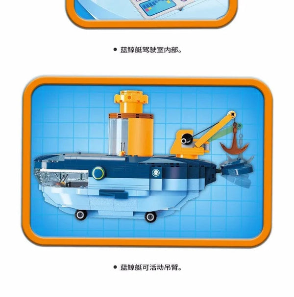 Planet Gates Anime octonauts Octopod GUP Building Blocks Action Figures Ocean creatures Toy Bricks Friend Interaction Kids Toys