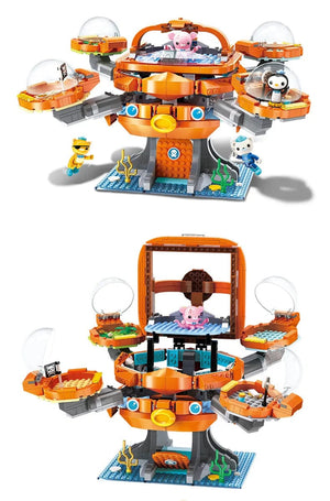 Planet Gates Anime octonauts Octopod GUP Building Blocks Action Figures Ocean creatures Toy Bricks Friend Interaction Kids Toys
