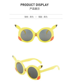 Planet Gates Anime Pokemon Sunglasses Pikachu Cartoon Figrues Glasses Children Boys Girls Sunglasses Cute Decoration Kids Toy Gifts