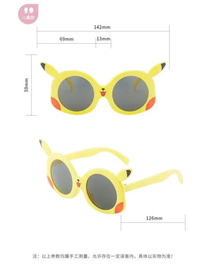 Planet Gates Anime Pokemon Sunglasses Pikachu Cartoon Figrues Glasses Children Boys Girls Sunglasses Cute Decoration Kids Toy Gifts