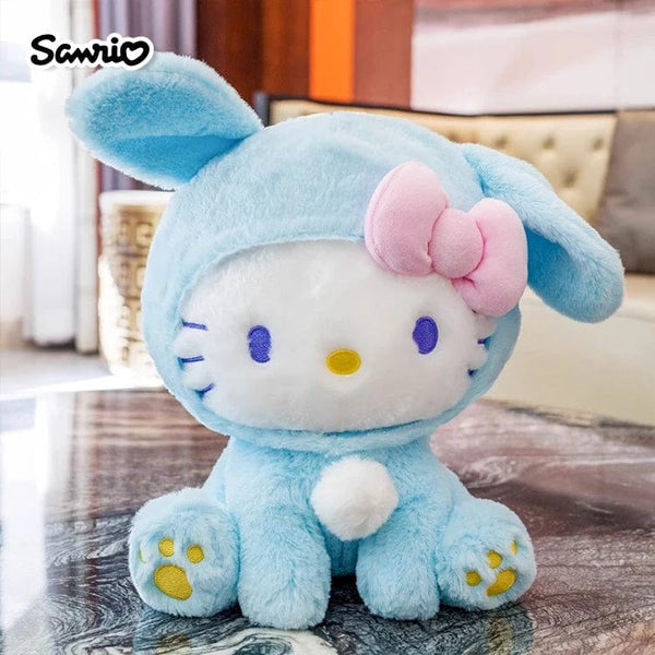 Planet Gates Anime Sanrio Hello Kitty KT Cat Rabbit Stuffed Toys Cute Plush Toys Kawaii Cartoon Dolls Birthday Gift For Kids Baby Girlfriend