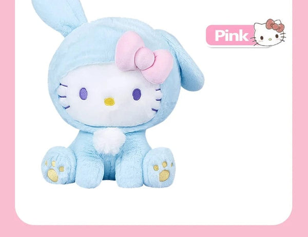 Planet Gates Anime Sanrio Hello Kitty KT Cat Rabbit Stuffed Toys Cute Plush Toys Kawaii Cartoon Dolls Birthday Gift For Kids Baby Girlfriend