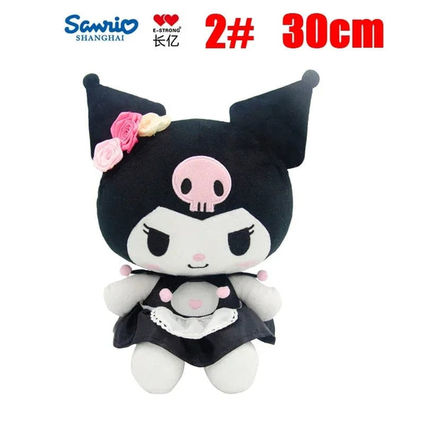 Planet Gates Anime Sanrio Kuromi Hello Kitty Kawaii My Melody Stuffed Plush Toys Cute Dolls Pendant Keychain Birthday Party Gift For Girl Kid