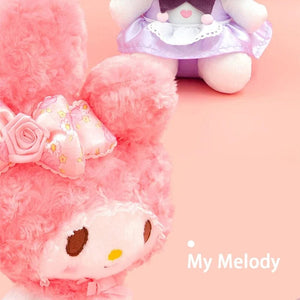 Planet Gates Anime Sanrio Kuromi Hello Kitty Kawaii My Melody Stuffed Plush Toys Cute Dolls Pendant Keychain Birthday Party Gift For Girl Kid