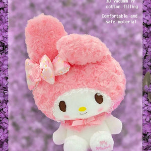 Planet Gates Anime Sanrio Kuromi Hello Kitty Kawaii My Melody Stuffed Plush Toys Cute Dolls Pendant Keychain Birthday Party Gift For Girl Kid