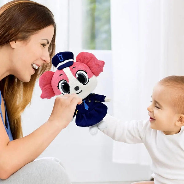 Planet Gates Anime Sheriff Labrador Dog Plush Toy Security Sergeant Labrador Wolf Dog Cartoon Doll Boys Girls Soft Stuffed Toys Children Gift